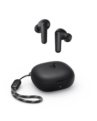 soundcore P20i da Anker Fone de Ouvido Sem Fio, Drivers de 10mm, Graves Potentes, Bluetooth 5.3, 30H de Bateria, Resistência à Água, 2 Microfones IA, App Personalizável